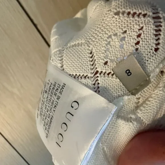 New with tags Gucci Kids White Knit Cardigan – Size 8 kids - Picture 6 of 9